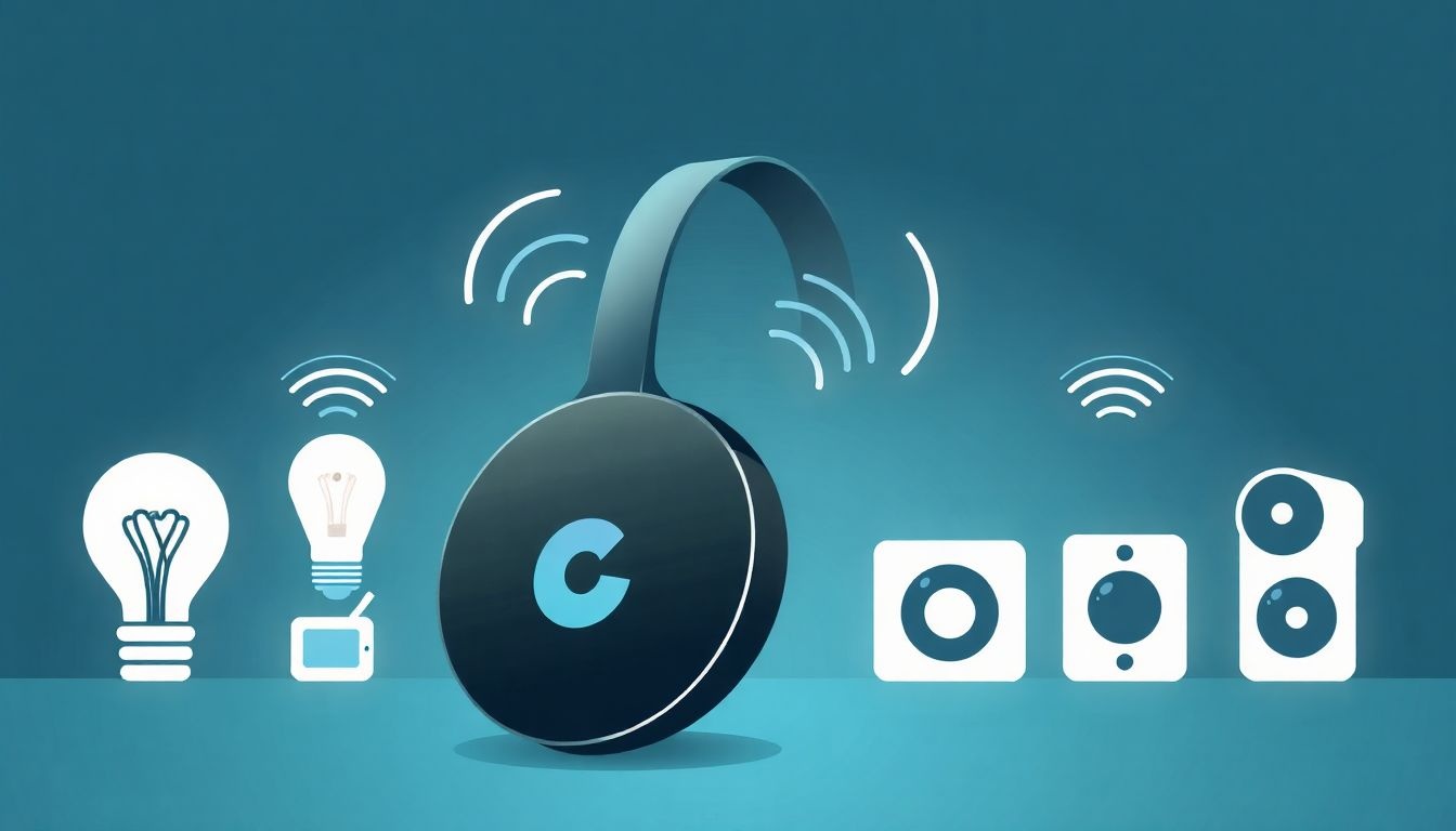A Chromecast zökkenőmentesen irányítja az összes okoseszközt otthonában.