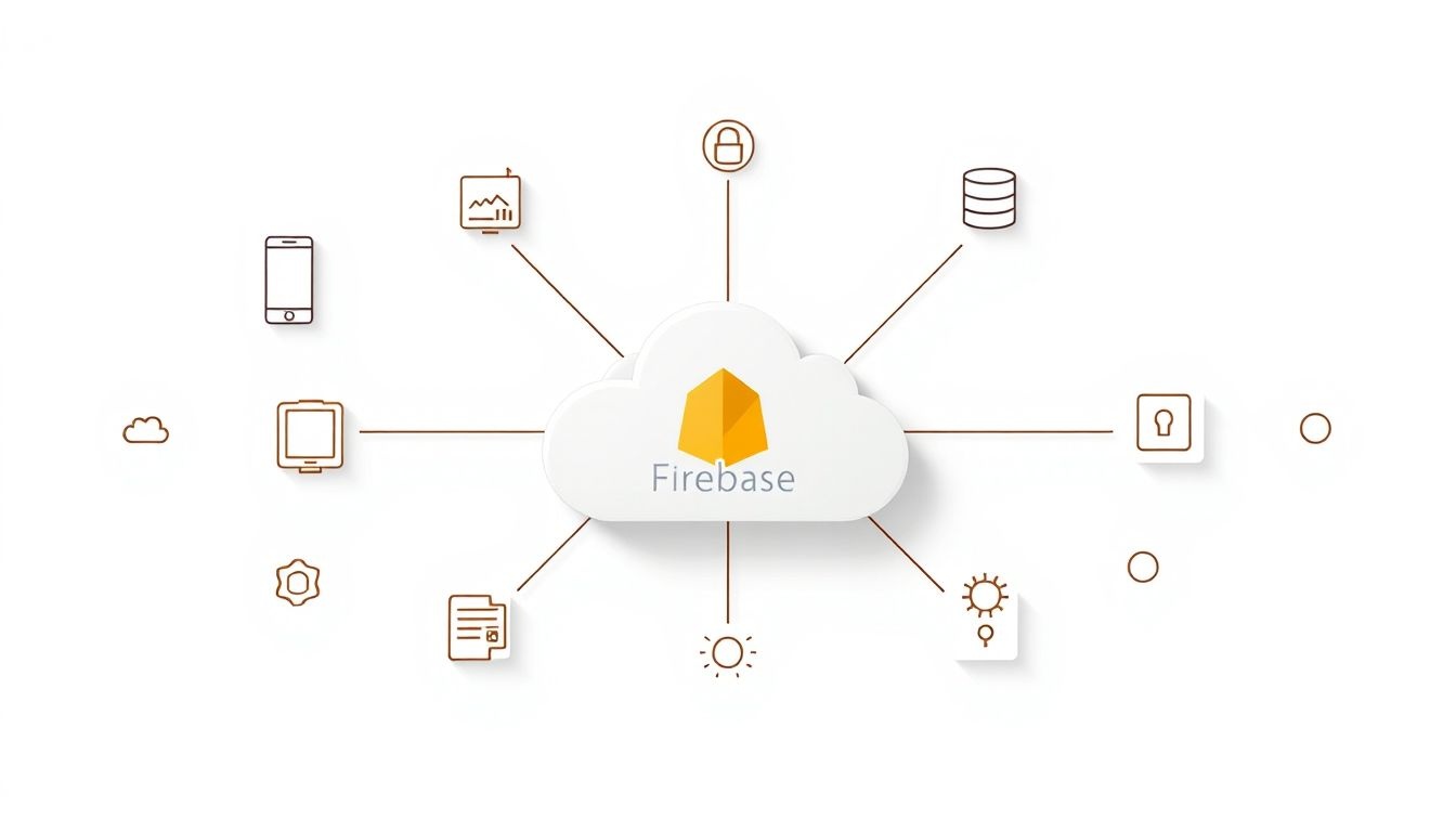 A Firebase valós idejű adatkezelést és gyors appfejlesztést tesz lehetővé.