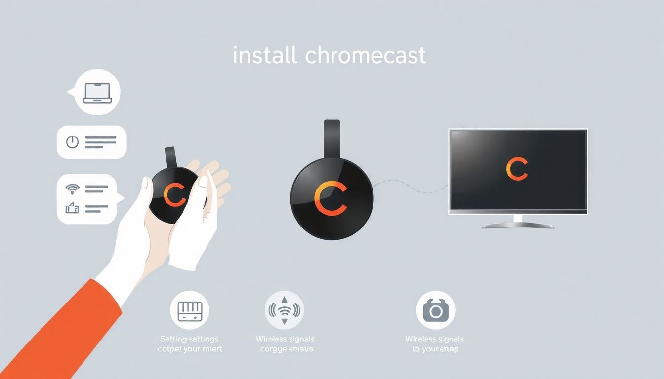 A Chromecast telepítése gyors, egyszerű Wi-Fi kapcsolatot igényel.