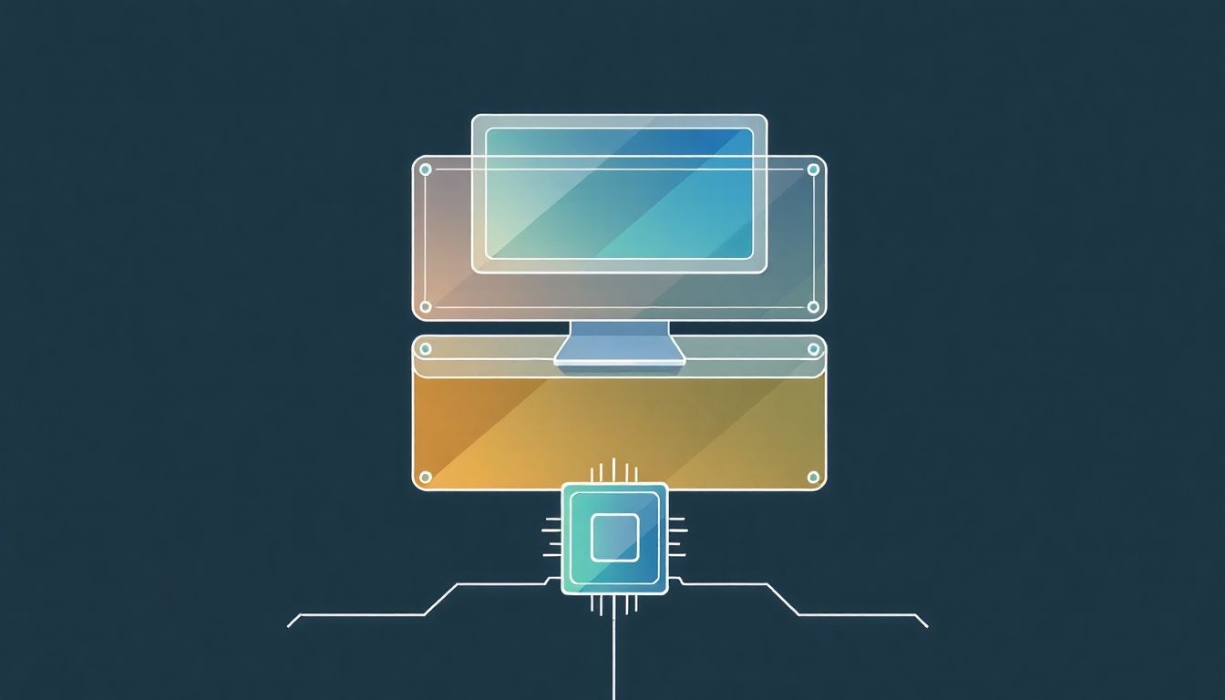 A hypervisor izolálja és kezeli a több virtuális gépet hatékonyan.