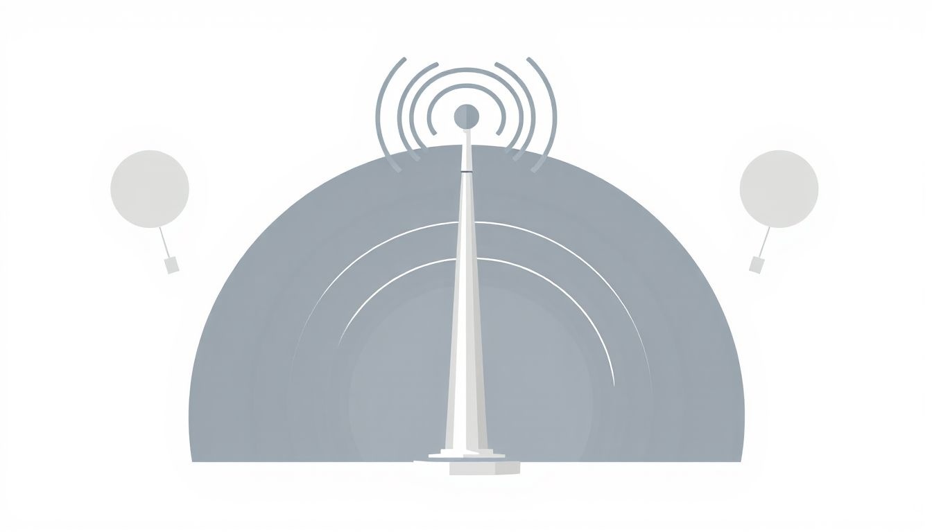 Az antenna rezonancia hullámhossza maximalizálja a jelátvitelt.