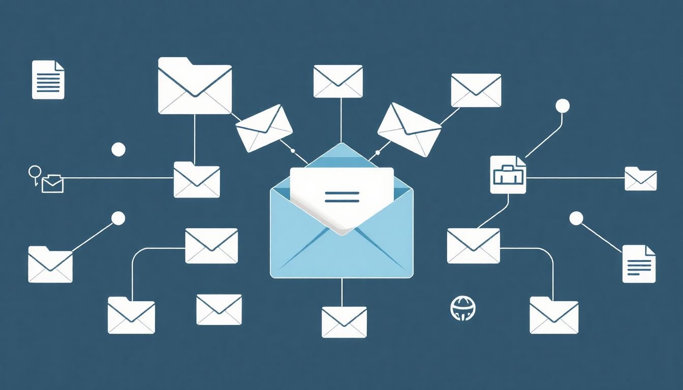 Az e-mail mappák rendszerezik és gyorsítják az üzenetek kezelését.