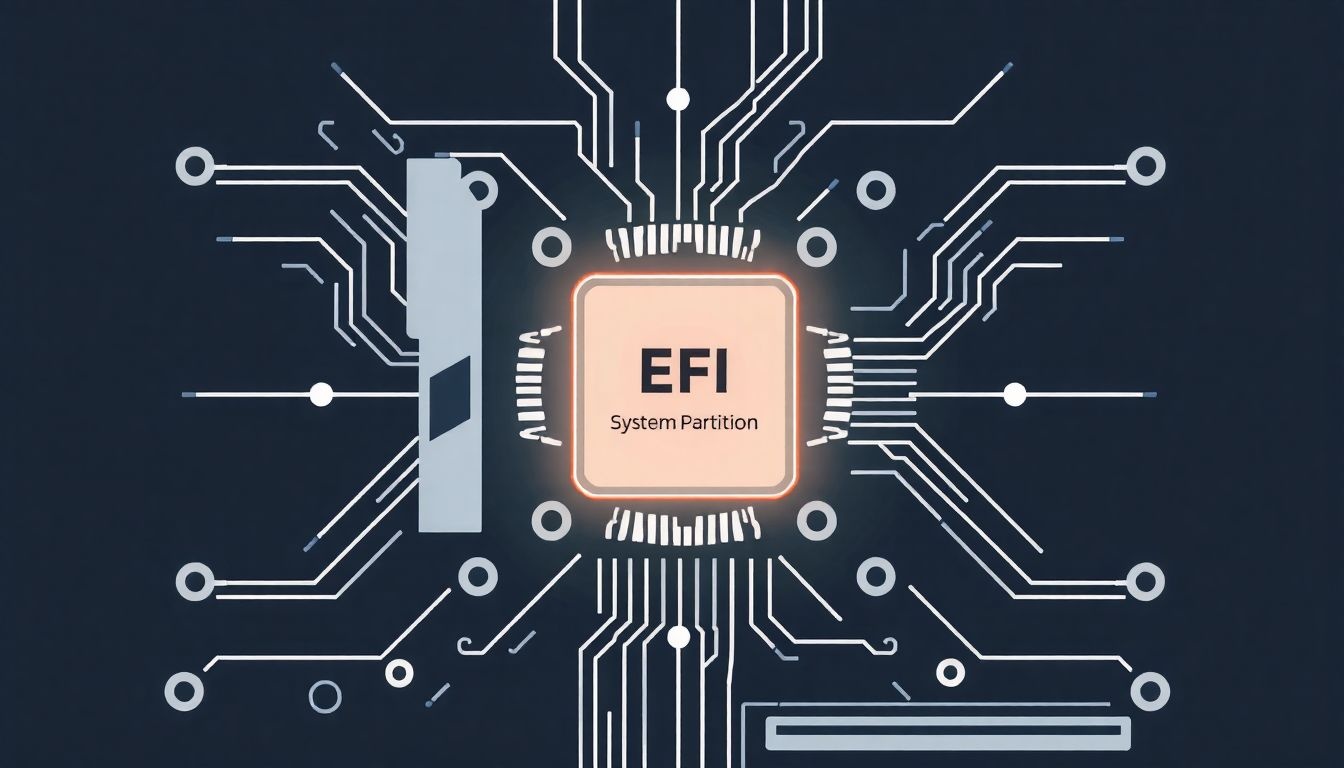 Az ESP tárolja az UEFI indítófájlokat és konfigurációkat.