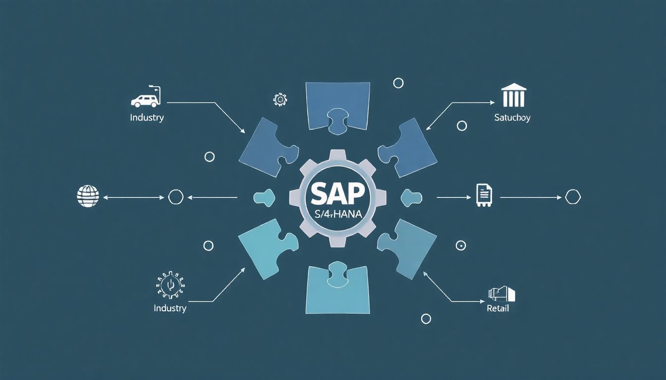 Az S/4HANA iparágspecifikus megoldásai növelik a vállalati hatékonyságot.