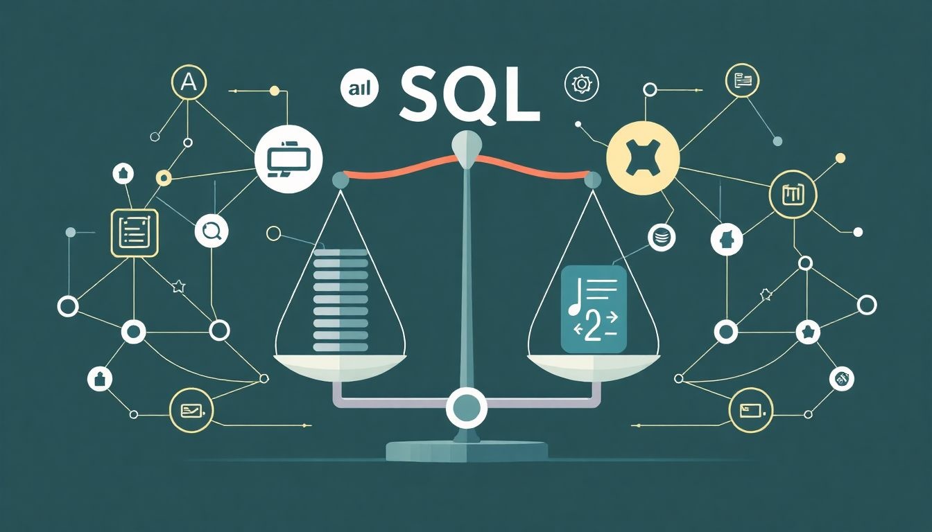Az SQL egyszerű, de nagy adatbázisokon lassabb lehet.