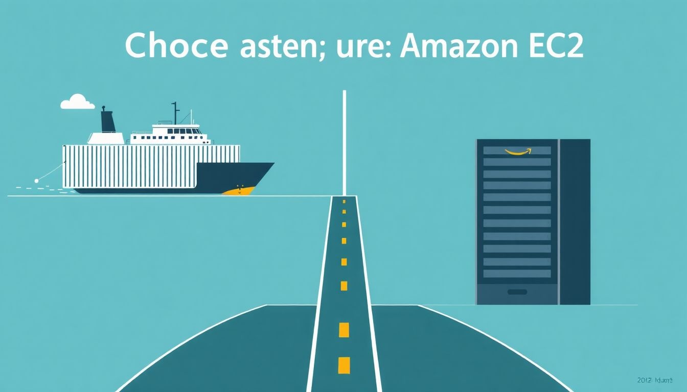 Az Fargate egyszerűsíti az üzemeltetést, EC2 több rugalmasságot kínál.