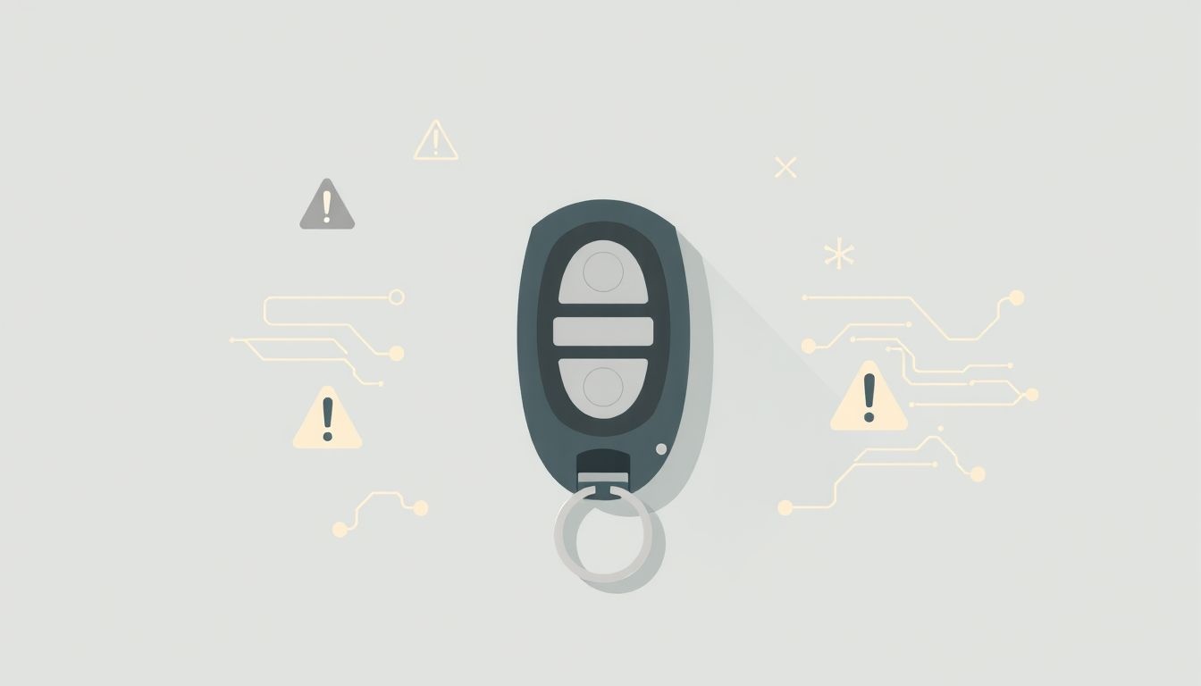A gyakori elemhiba a key fob működésének legfőbb akadálya.