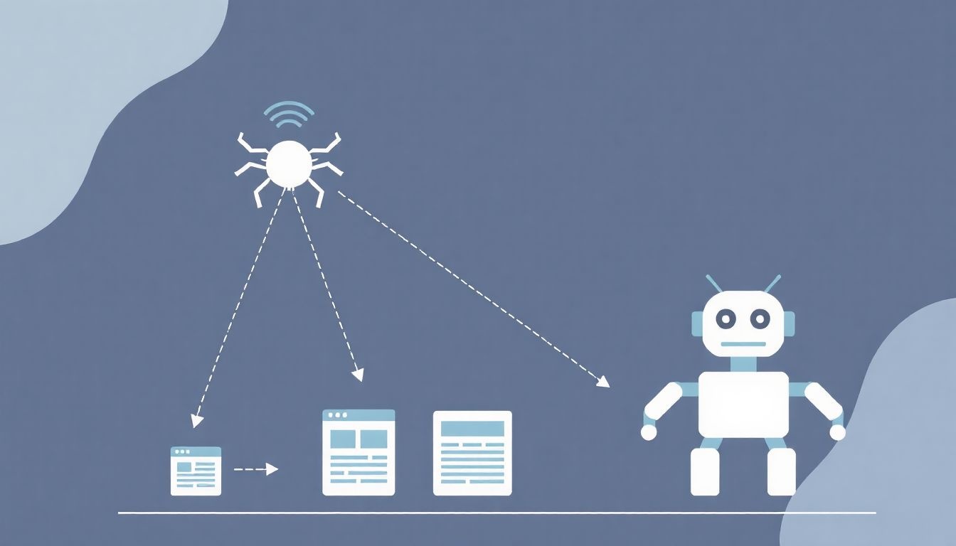 A web crawler automatizált algoritmussal böngészi és indexeli az oldalakat.