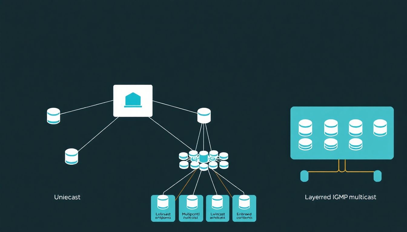 Az NLB támogatja az Unicast, Multicast és IGMP Multicast módokat.