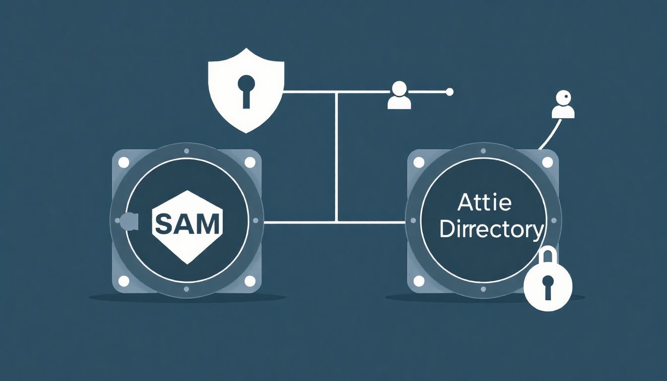 A SAM az Active Directory helyi felhasználóit kezeli Windows rendszeren.