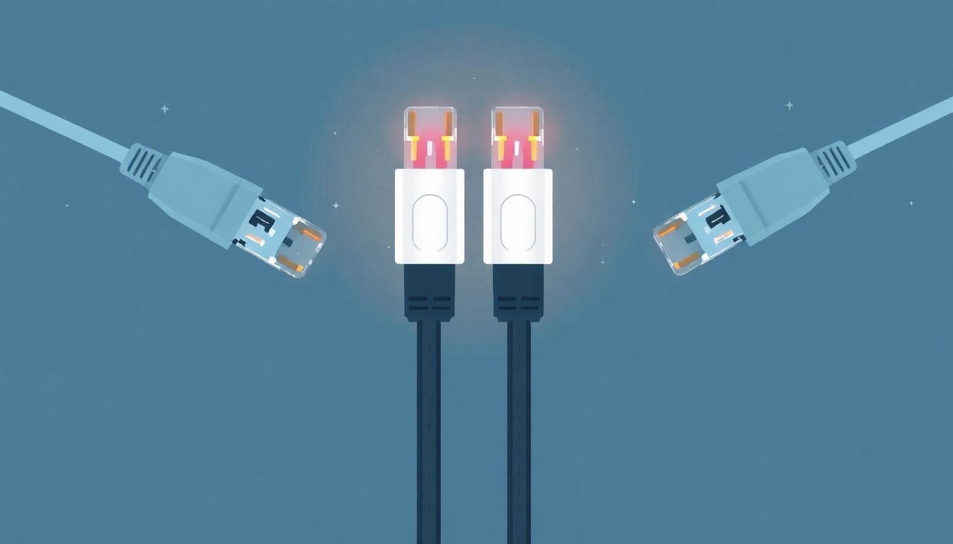Az STP csatlakozók árnyékolása minimalizálja az interferenciát.
