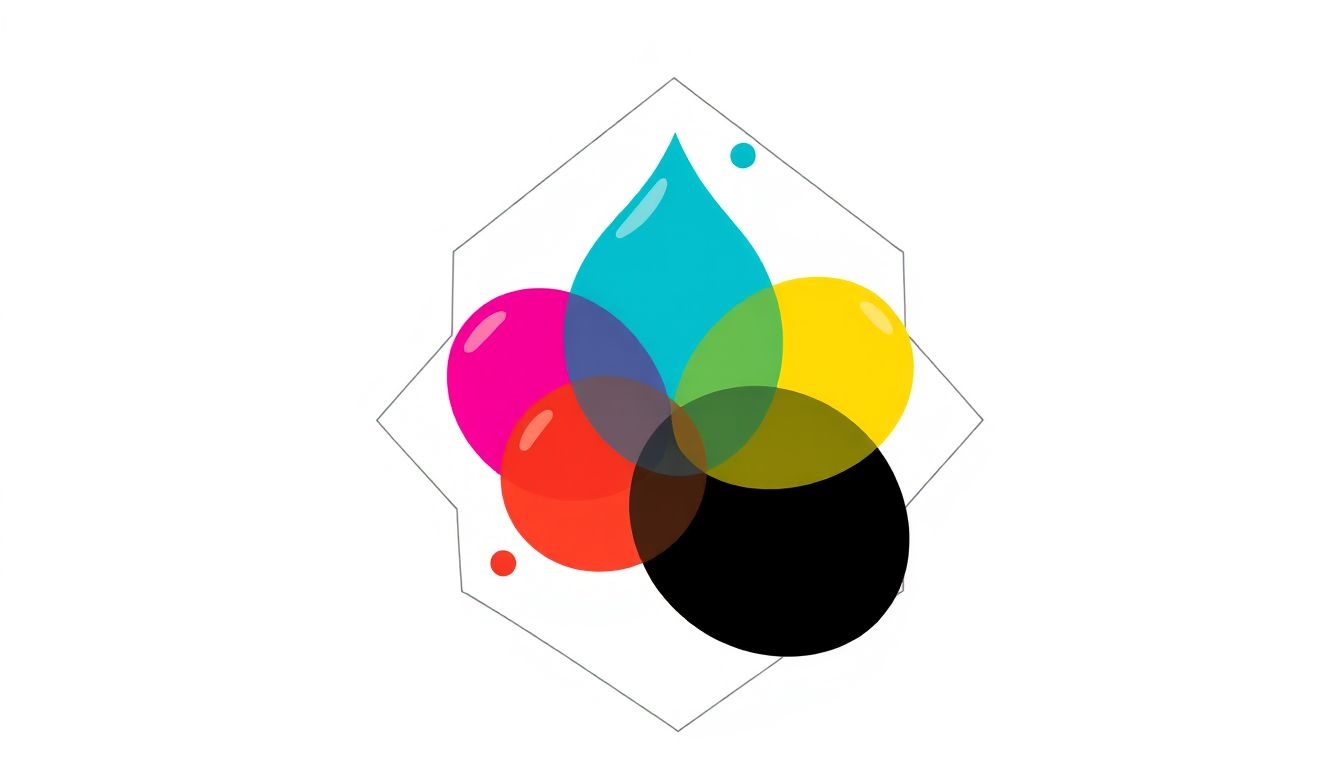 A CMYK modell alapja a színek szubsztrakciós keverése.