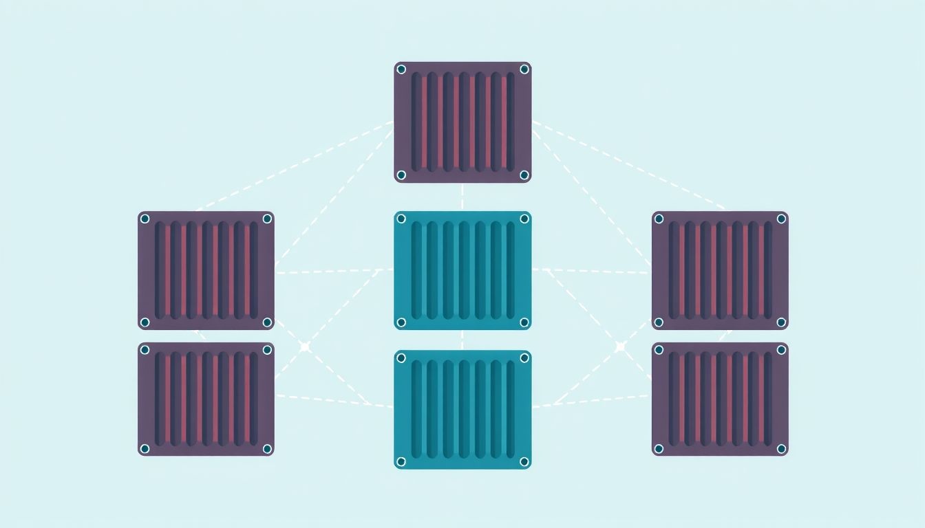 Docker Swarmban a szolgáltatások automatikusan skálázhatók és frissíthetők.