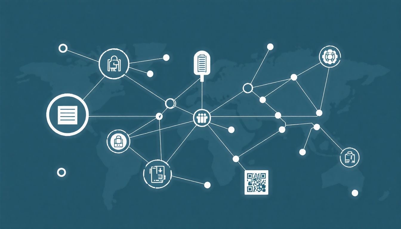 Blockchain technológia forradalmasítja az ellátási lánc nyomonkövetését.