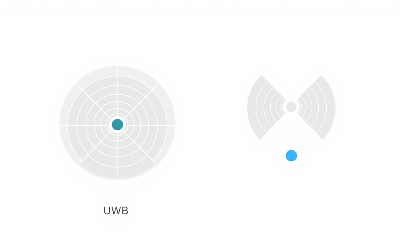 Az UWB rendkívül pontos helymeghatározást tesz lehetővé.