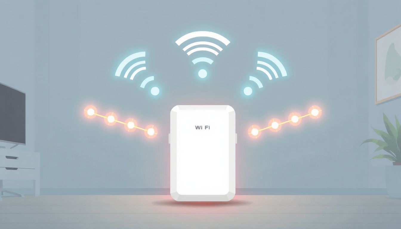 A Wi-Fi hatótávnövelőt középre, akadályoktól távol helyezd el.