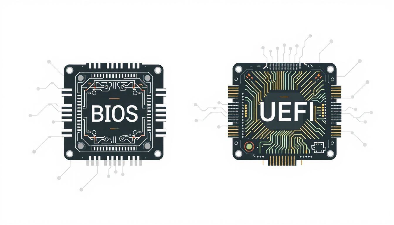 Az UEFI gyorsabb indítást és nagyobb biztonságot nyújt.