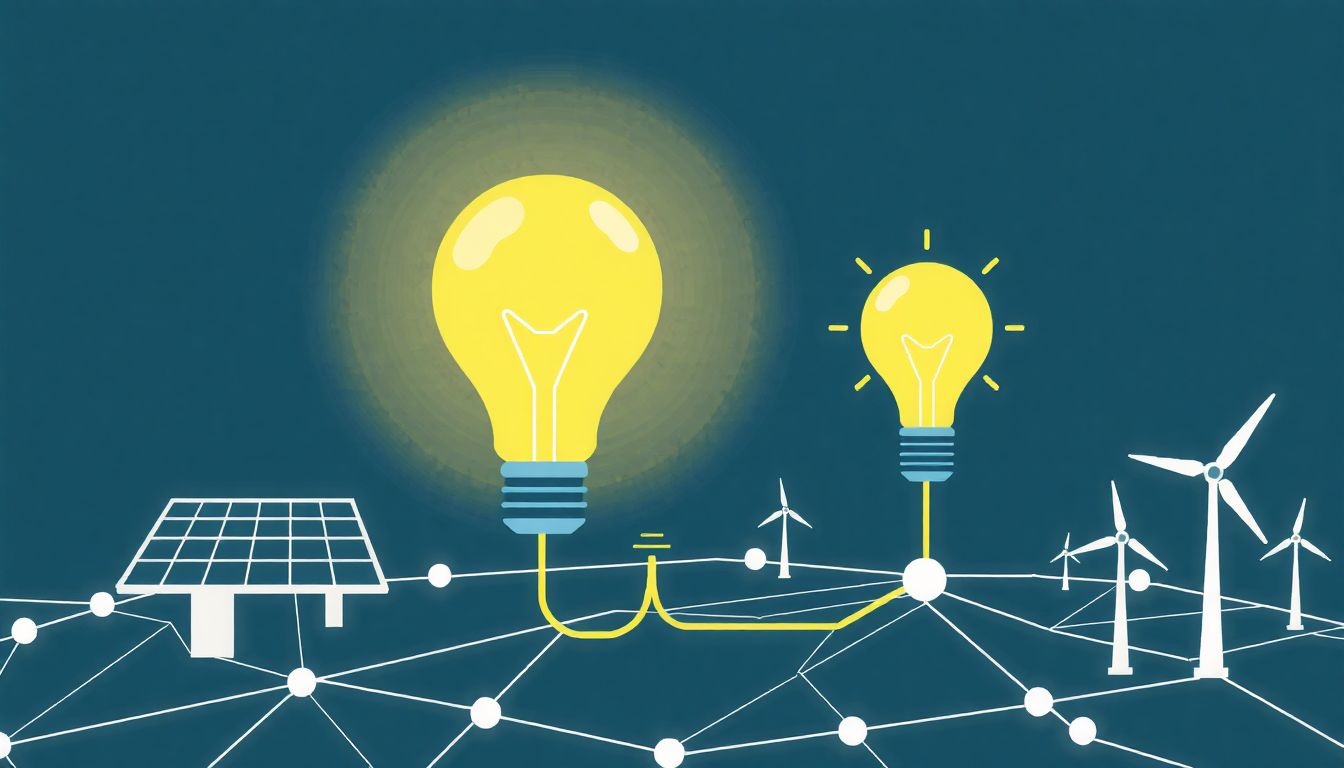 Az okos hálózatok megújuló energiát hatékonyan integrálnak.
