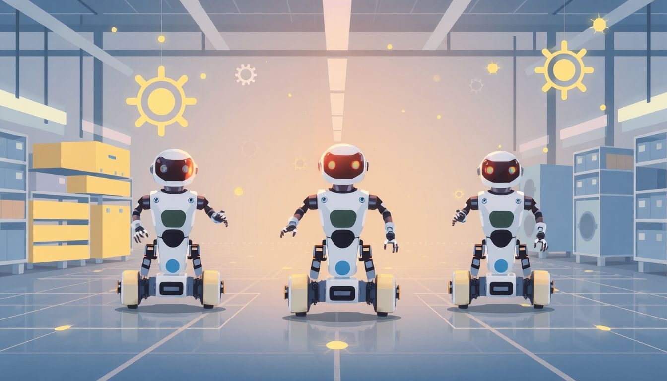 Az Ipar 4.0 forradalma a mobil robotok hatékonyságát növeli.