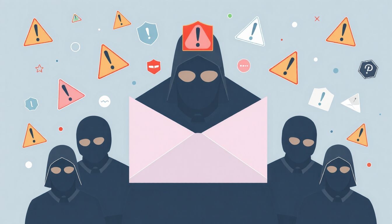 A leggyakoribb e-mail fenyegetések között a phishing vezet.