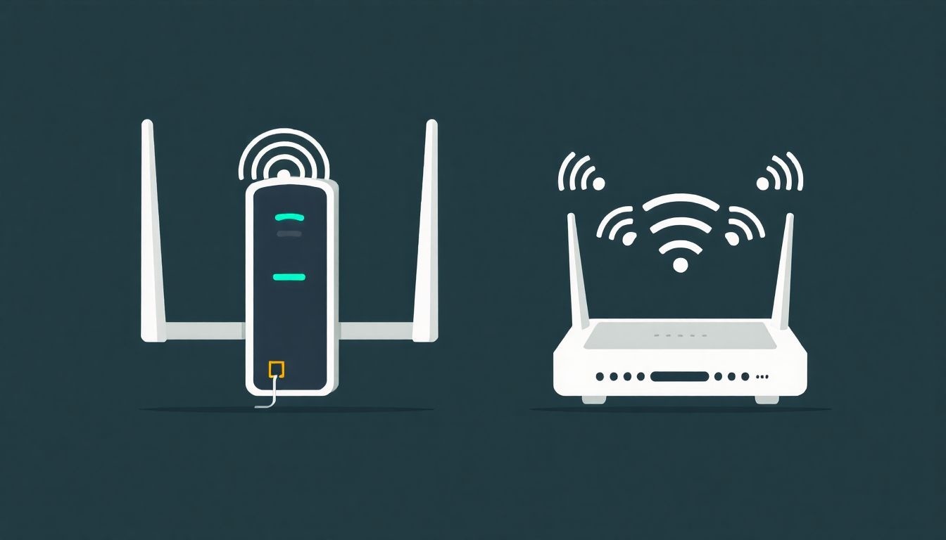 A modem az internetjel fogadása, a router a hálózat megosztása.