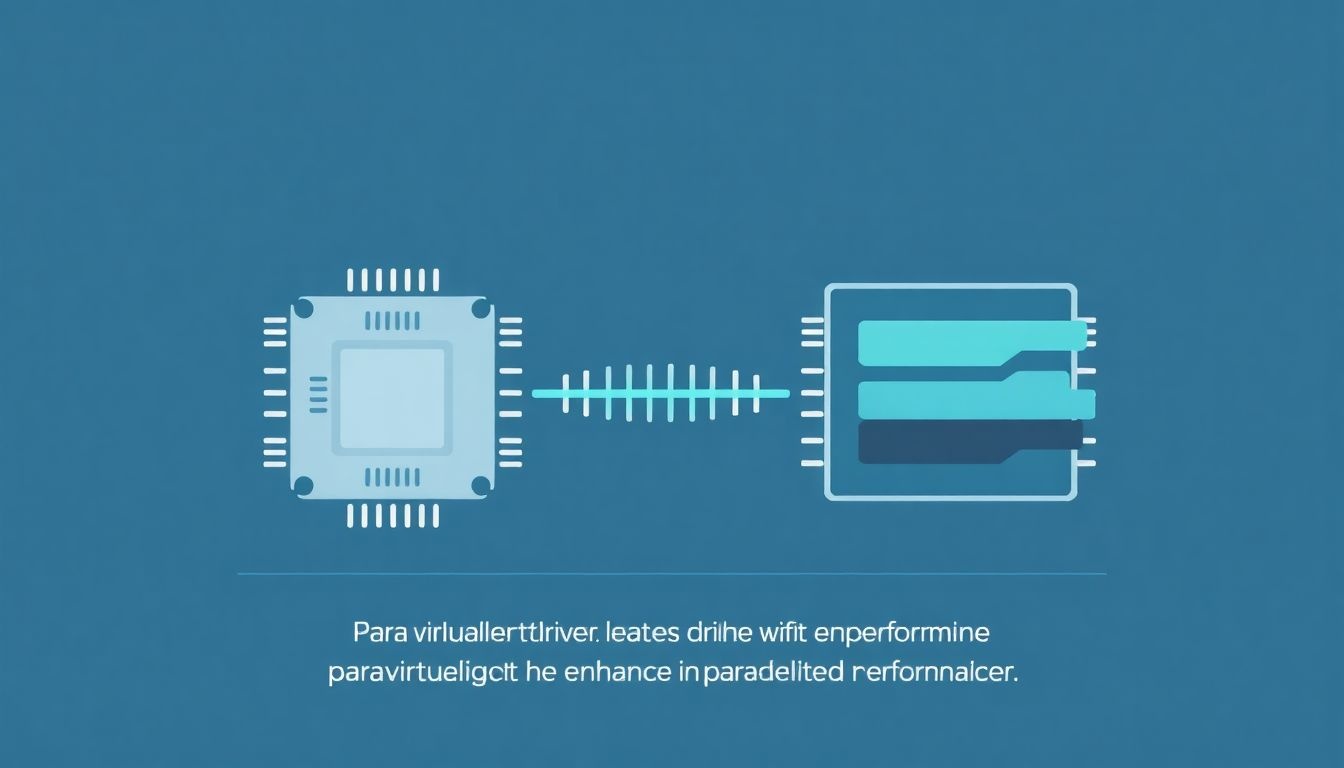 A paravirtualizált illesztőprogramok növelik a virtuális gép teljesítményét.