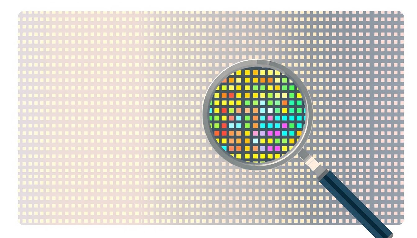 A rasztergrafika képe pixelekből épül fel, soronként.