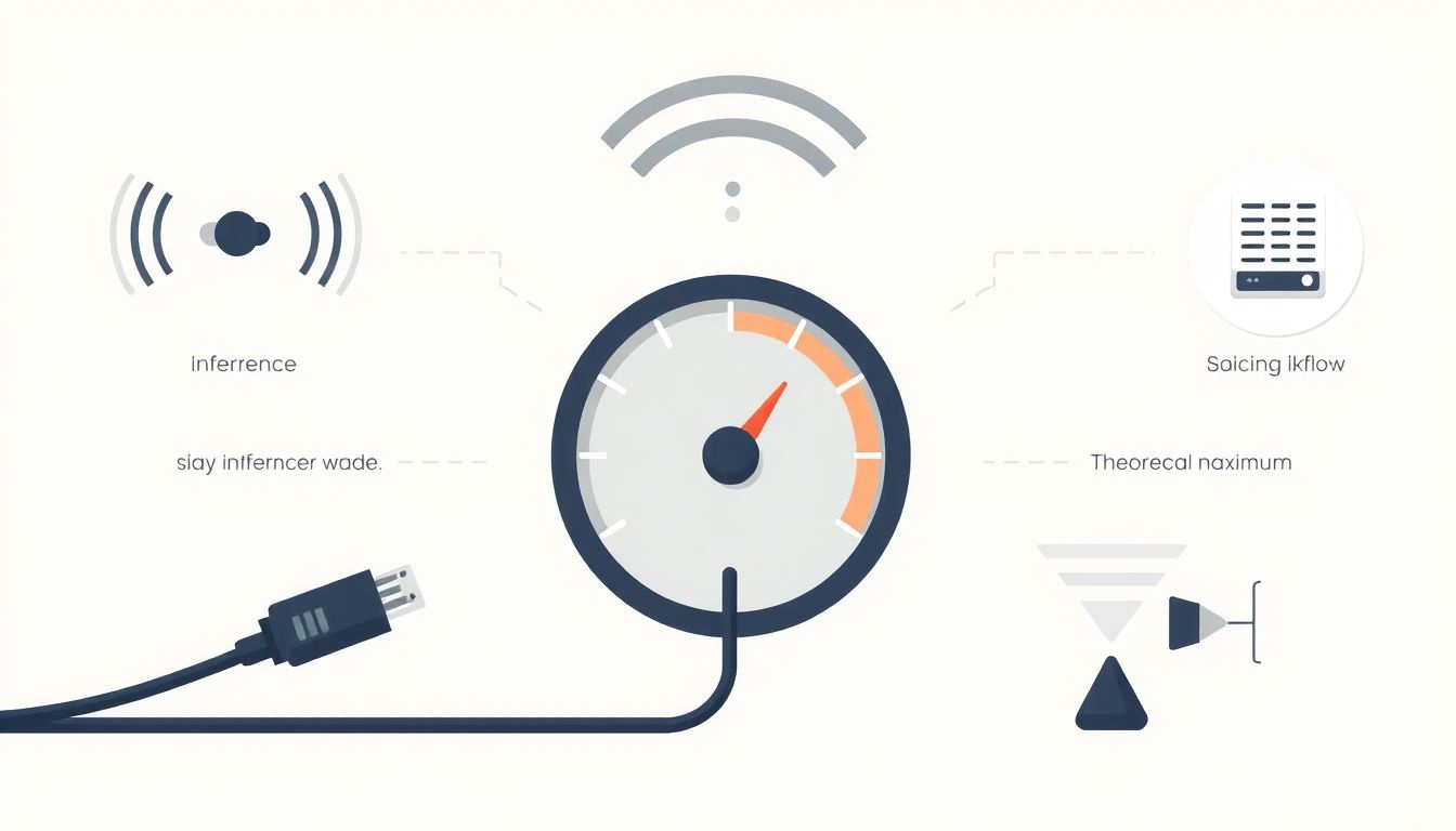 A hálózati torlódás és hardverkorlátok csökkentik az MBps-t.