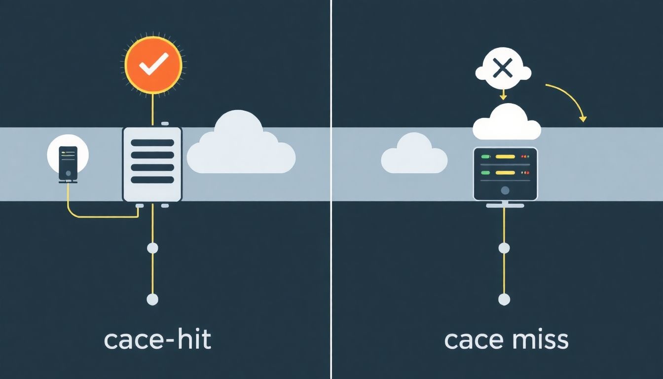 Az edge caching gyorsítja a tartalom elérését cache hit esetén.
