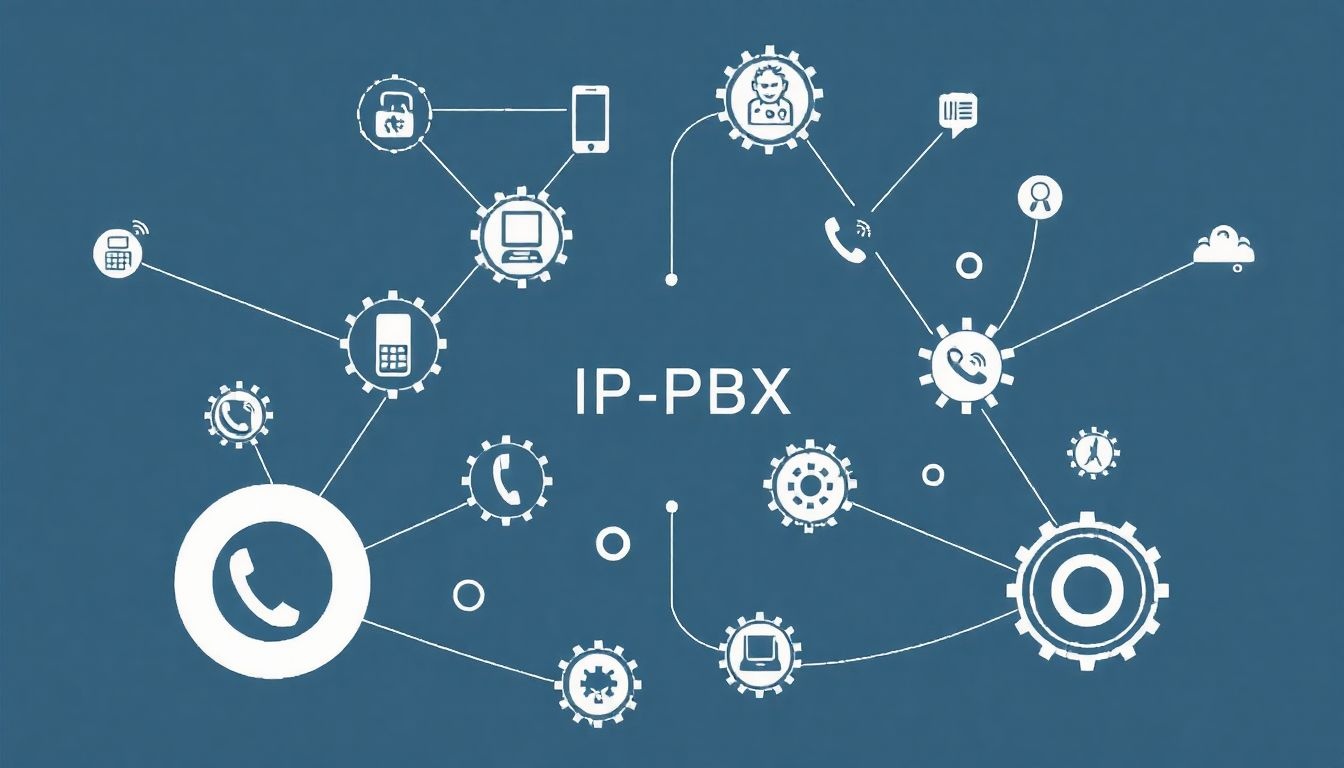 Az IP-PBX az interneten keresztül kezeli a hívásokat hatékonyan.