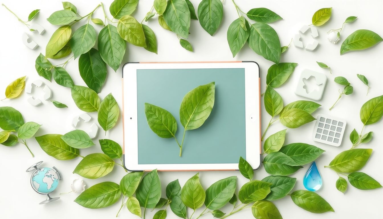 Az iPad Air újrahasznosított anyagokból készült fenntarthatóságért.