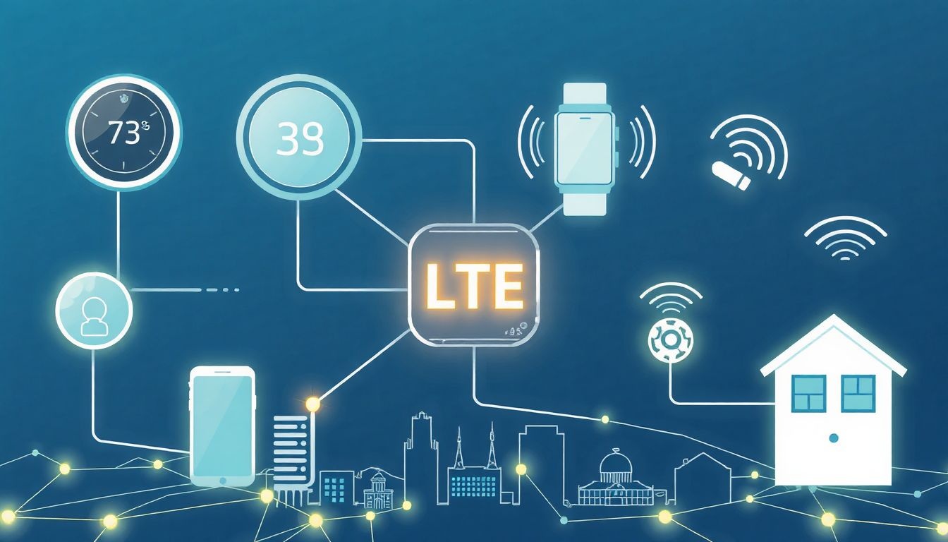 Az LTE megbízható és gyors IoT adatkapcsolatot biztosít.