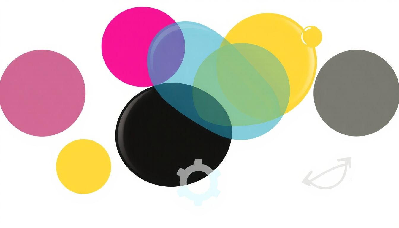 A CMYK értékek pontos beállítása kulcs a nyomtatott színekhez.