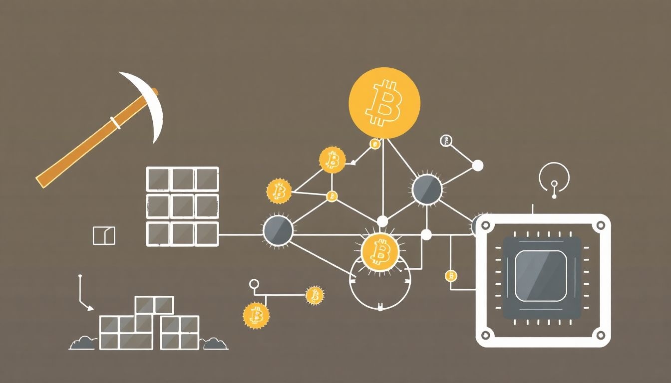 A bitcoin bányászat tranzakciók ellenőrzését és új blokkok létrehozását jelenti.