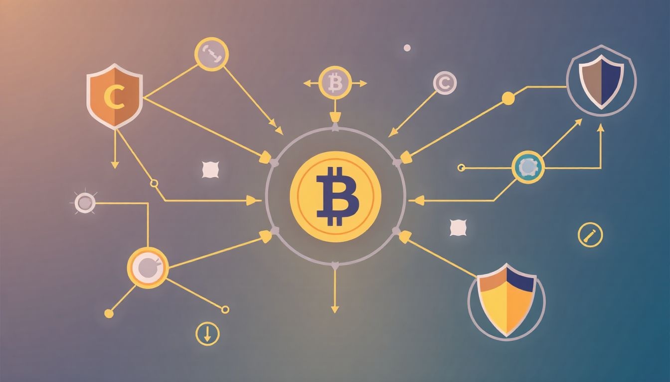 A tranzakciók blokkláncon keresztül, decentralizált hálózaton történnek.