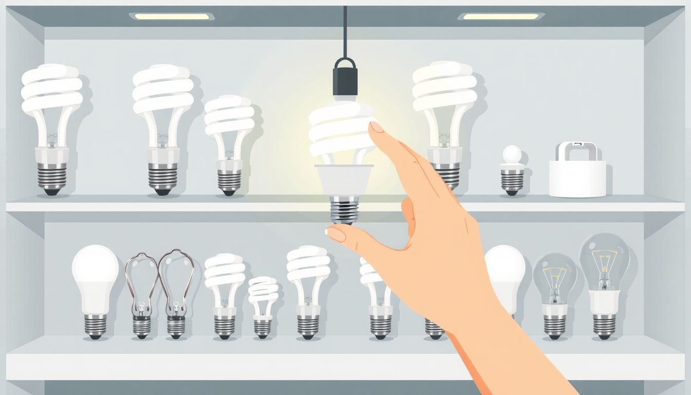 A kompakt fénycső energiatakarékos és hosszabb élettartamú választás.