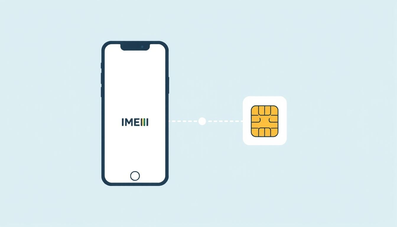 Az IMEI az eszköz, a SIM-kártya a hálózat azonosítója.