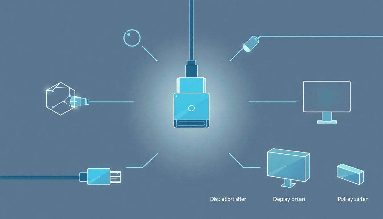A DisplayPort támogatja a több monitoros láncolást egyszerűen.