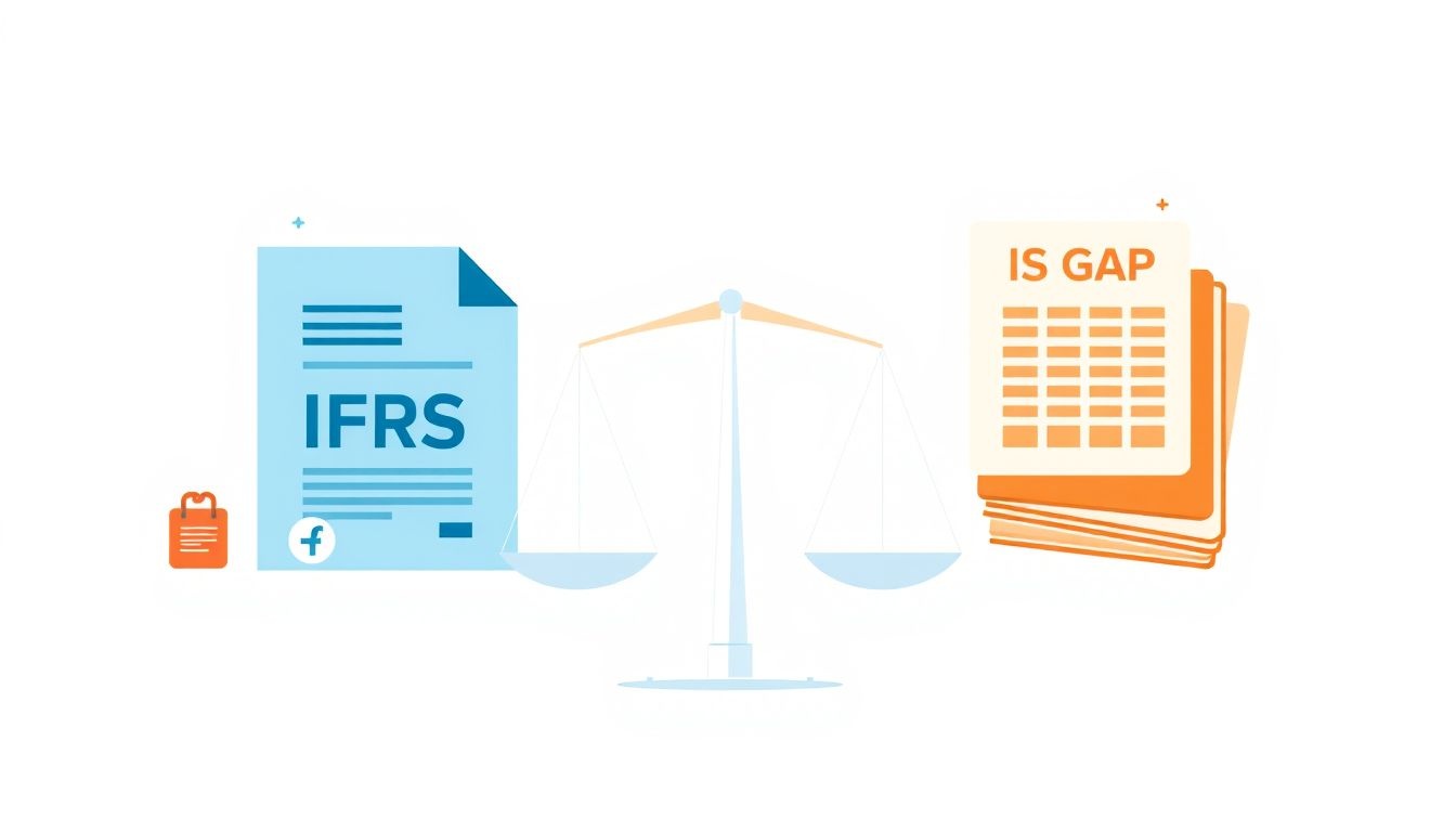 Az IFRS rugalmasabb, míg az US GAAP szigorúbb szabályokat követ.