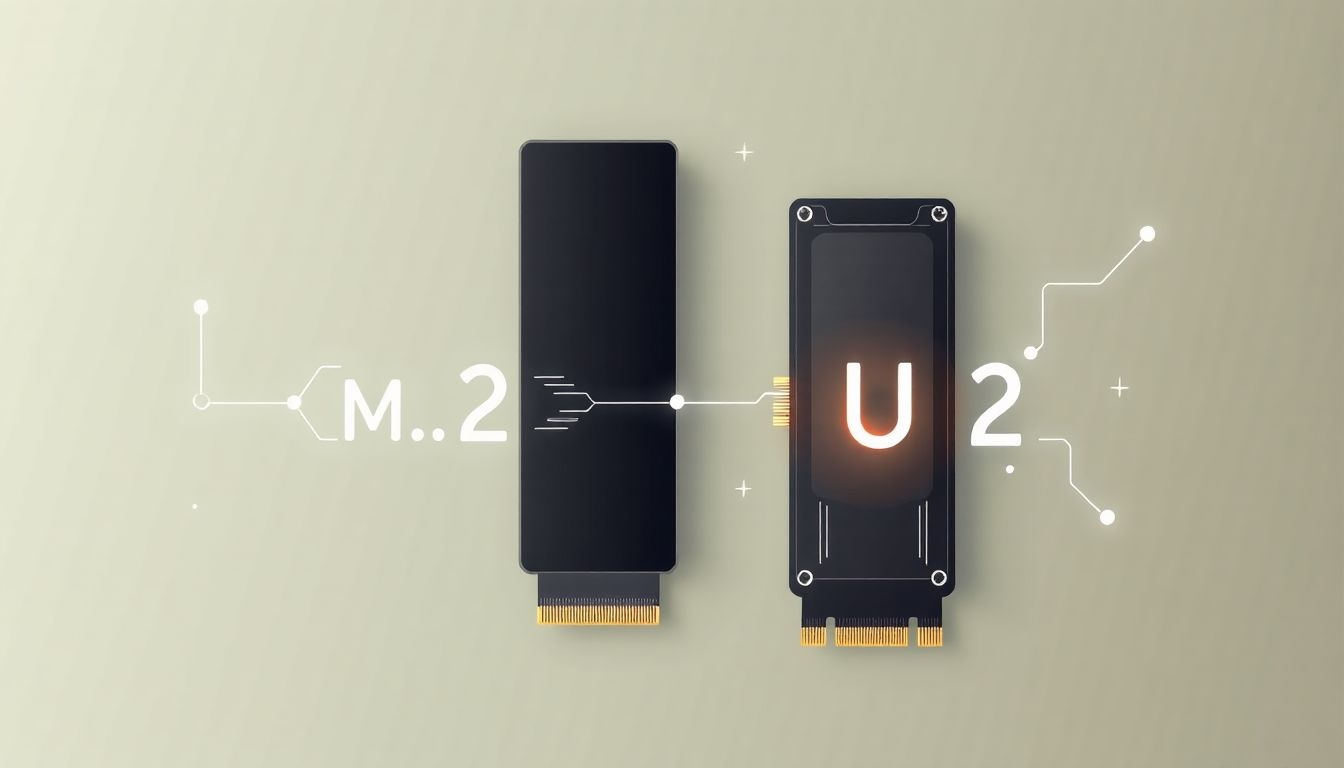 Az M.2 és U.2 csatlakozók PCIe sebességet kínálnak SSD-ken.