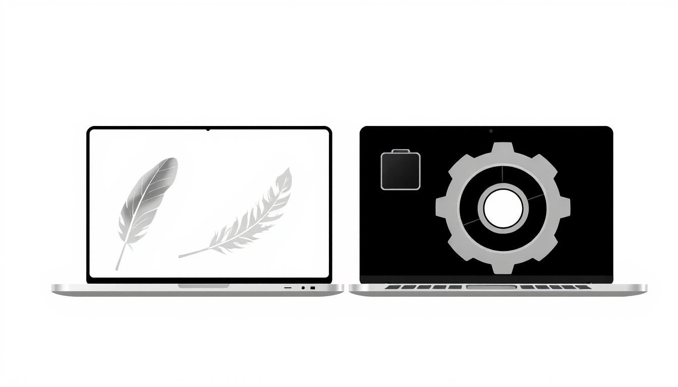A MacBook Air ideális mindennapi használatra, a Pro pedig profi igényekre.