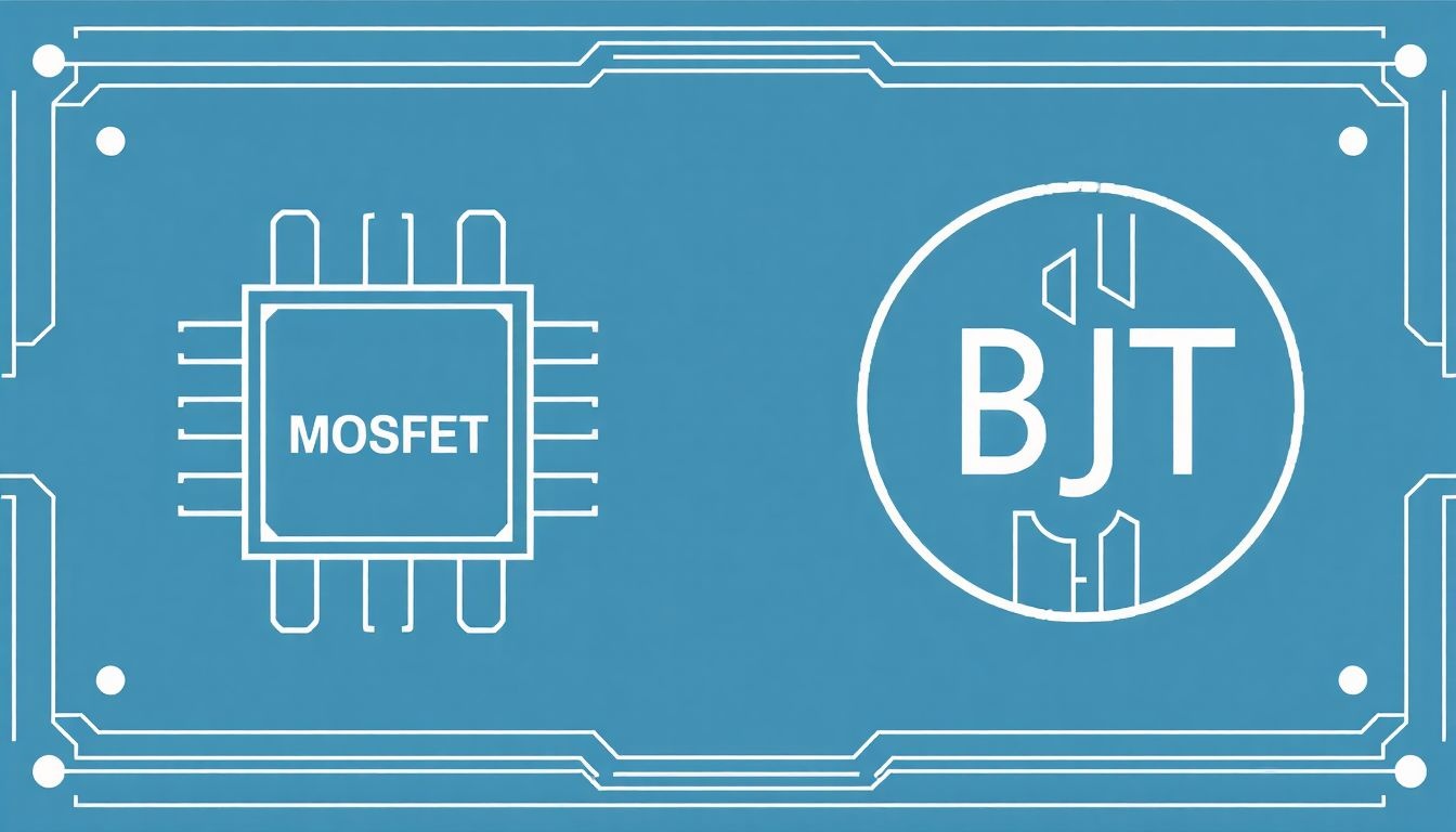 A MOSFET nagyobb kapcsolási sebességet és alacsonyabb fogyasztást kínál.