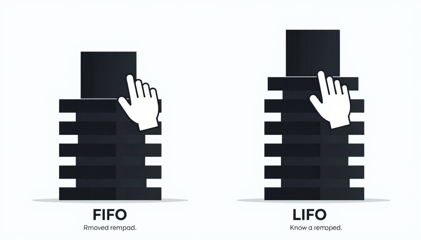 A FIFO az elsőként érkezett elemet dolgozza fel először.